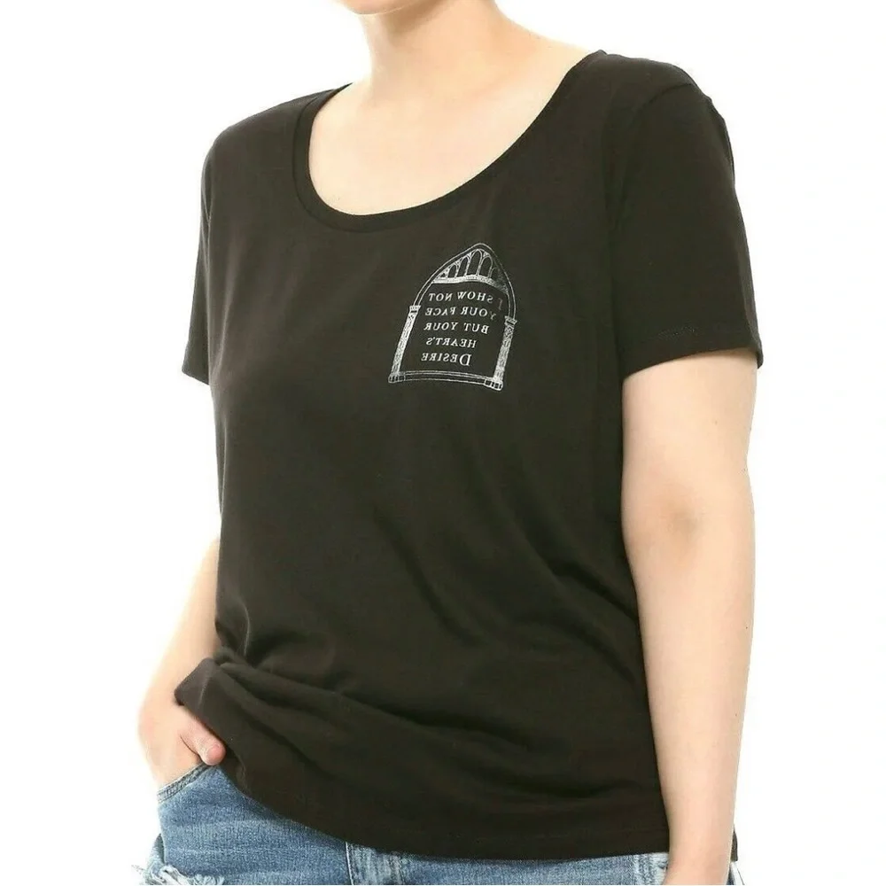 Harry Potter Black & Silver ‘Mirror of Erised” Shirt - Picture 4 of 7